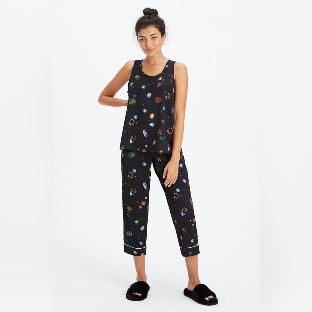 Fabletics 2 pc EcoSatin set size S